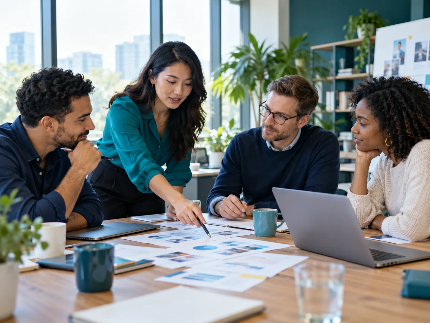 Equipo analizando las capacidades y oportunidades de las personas